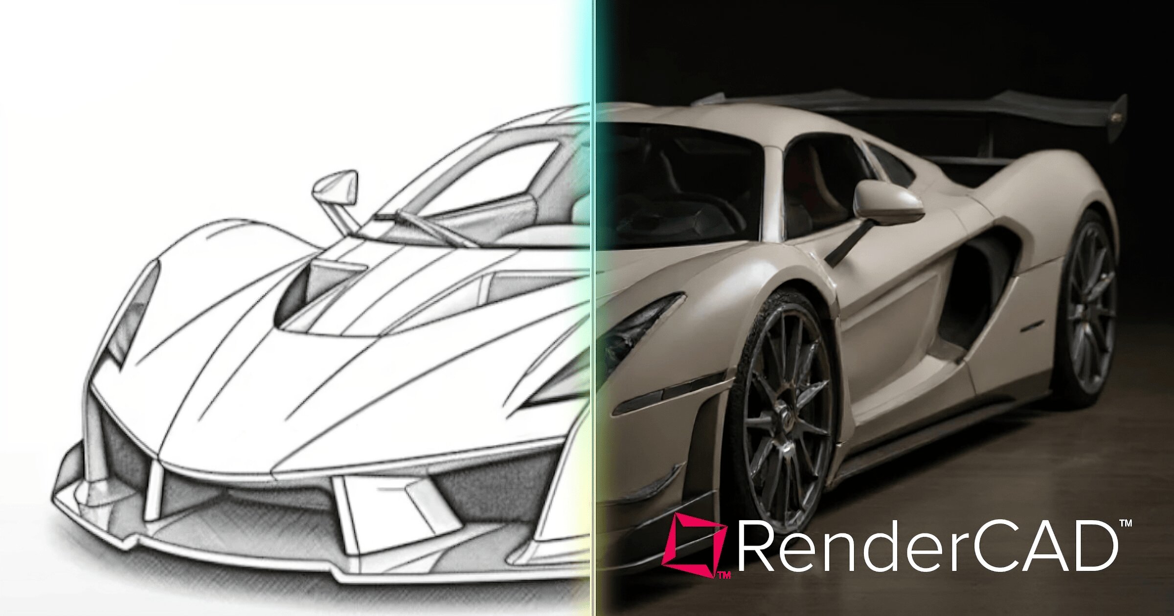 AI CAD rendering example - photorealistic visualization created with RENDERCAD