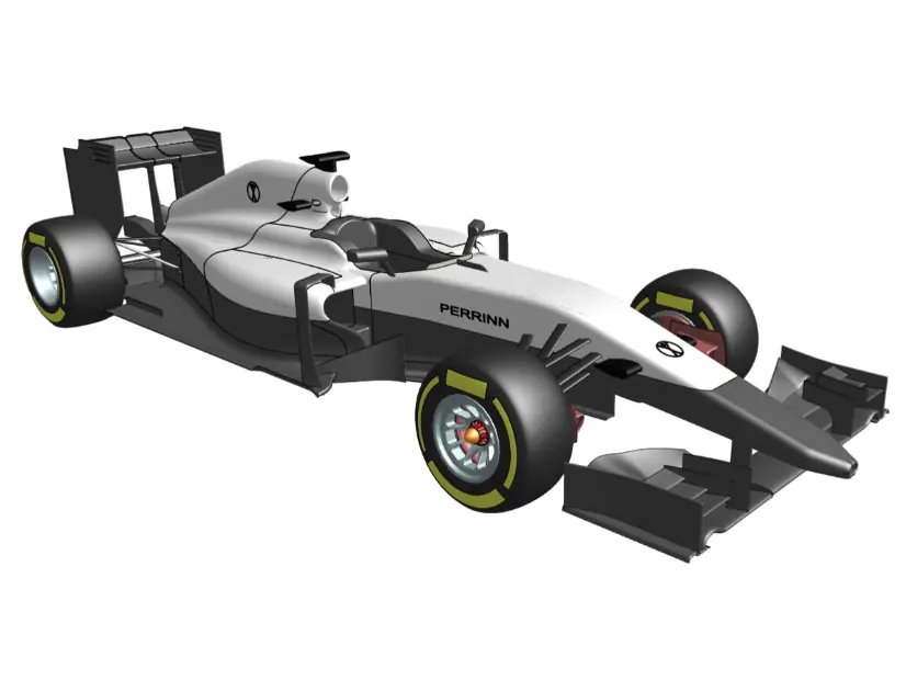 Formula car CAD input image