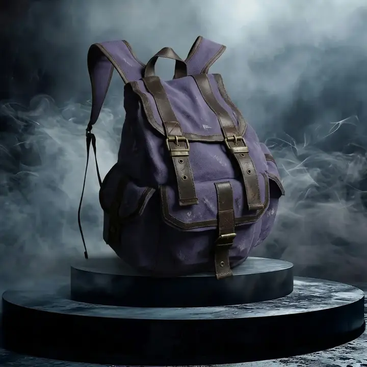 Rendered backpack visualization