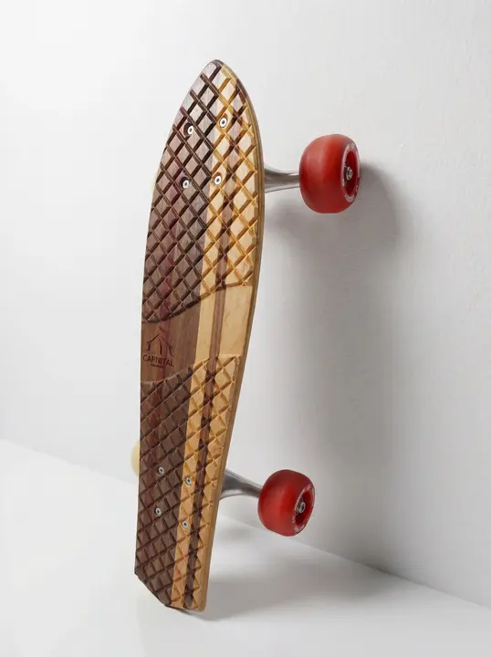 Rendered skateboard visualization